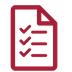 A small icon of a completed checklist
