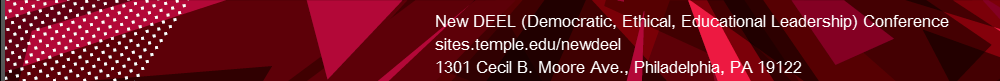 New DEEL at sites.temple.edu/newdeel